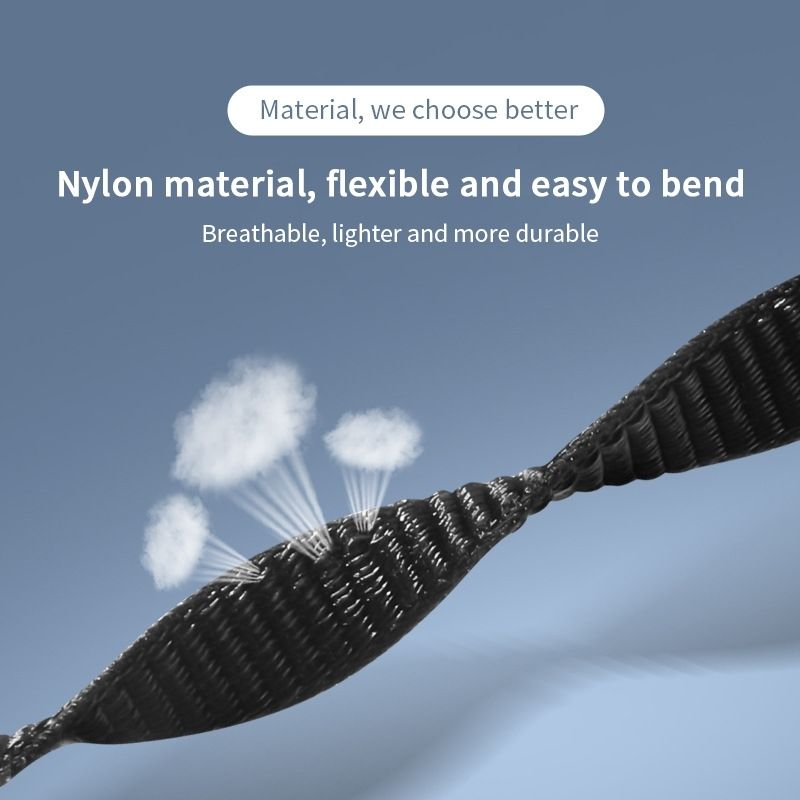 Nylon Weave Watch Strap Compatible with Xiaomi Mi Band 7