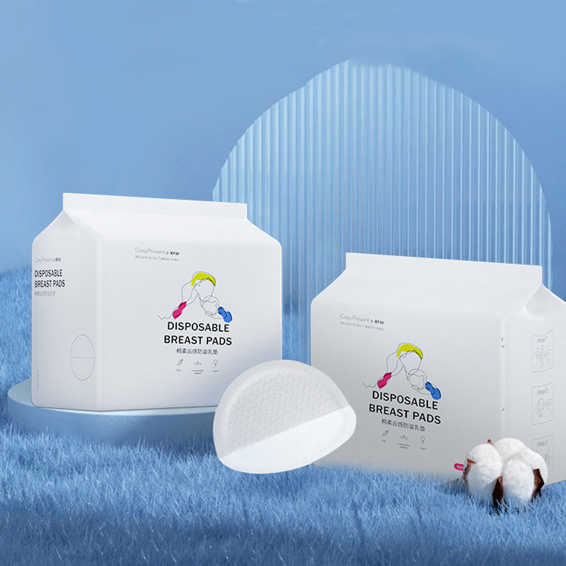 100Piece Disposable Breast Pads, Ultra-Thin Breathable Nursing Pads for Lactation