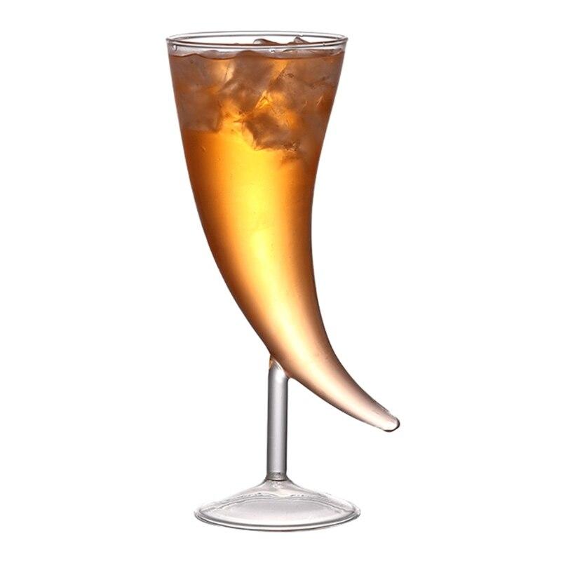 Creative shape moon glass cup
