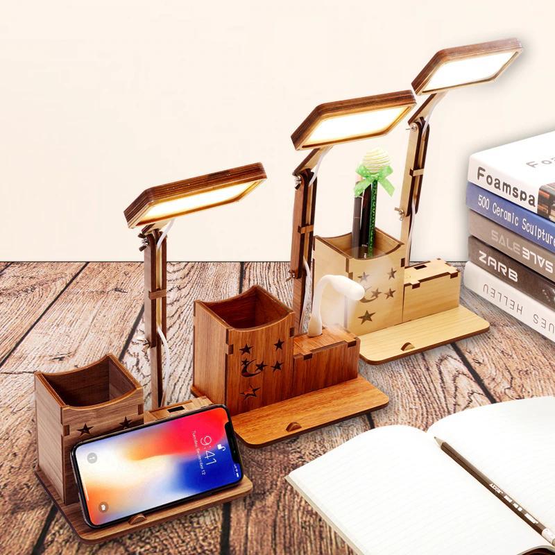 USB LED Table Lamp with Touch Switch Living Room &  Bedroom Work Lamp