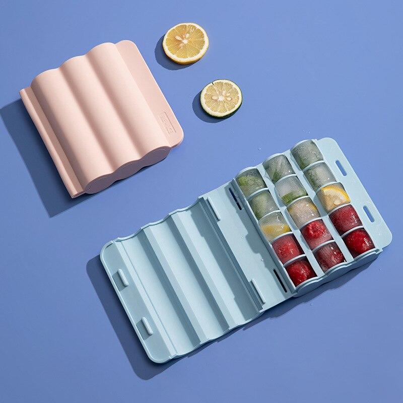 15 Grids Fruit Ice Cream Cube Maker Silicone Cylinder
