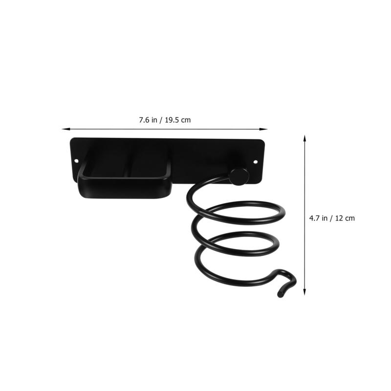 1 set of hair dryer hooks aluminum alloy bathroom wall hanger