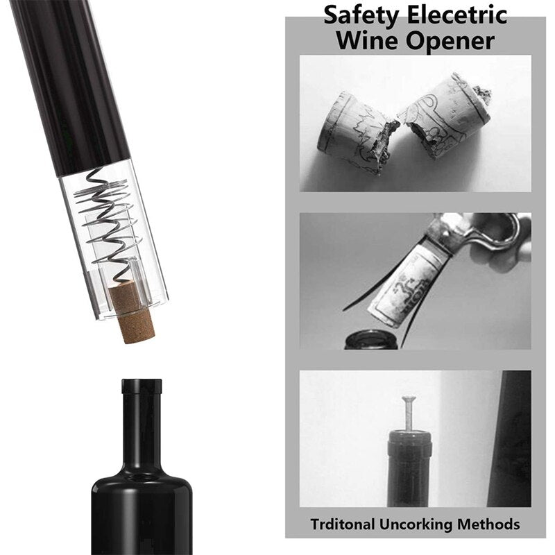 Electric Wine Opener, Battery Corkscrew, Automatic Wireless