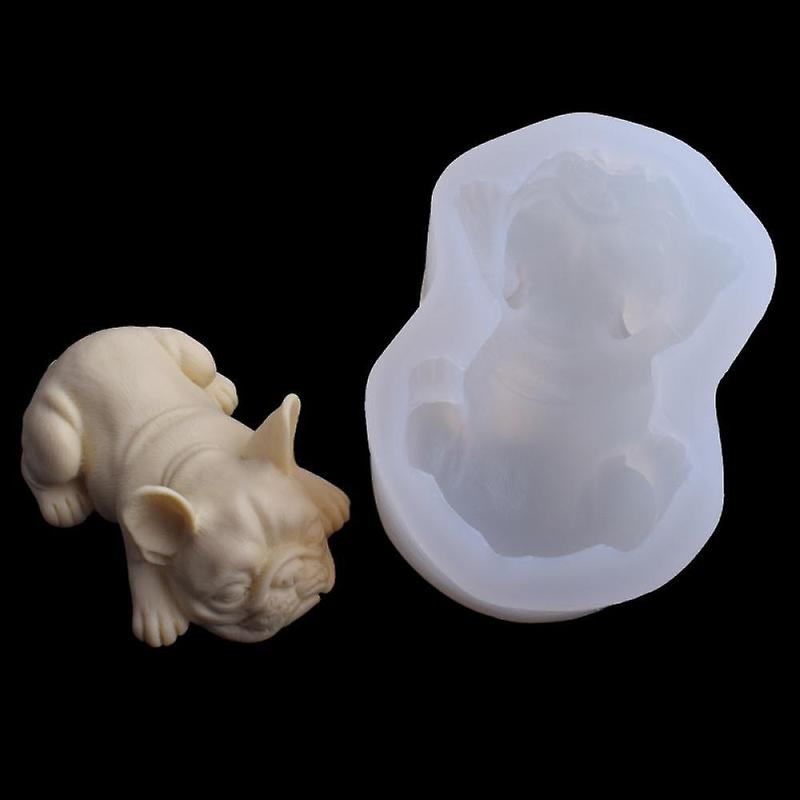 3D Silicone Moulds French Bulldog for Soap Making DIY Mold