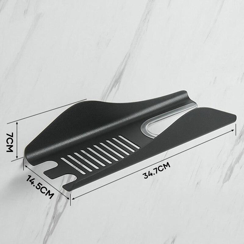 Holeless Bathroom Hairdryer Multifunction Storage Holder