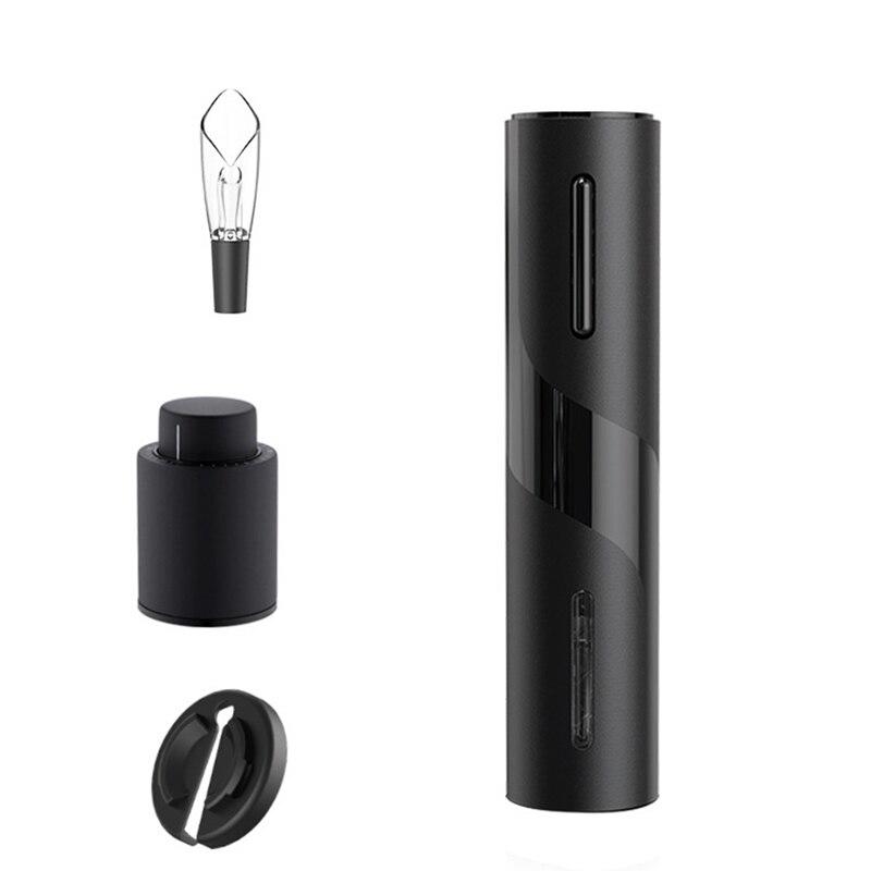 Electric wine bottle opener set