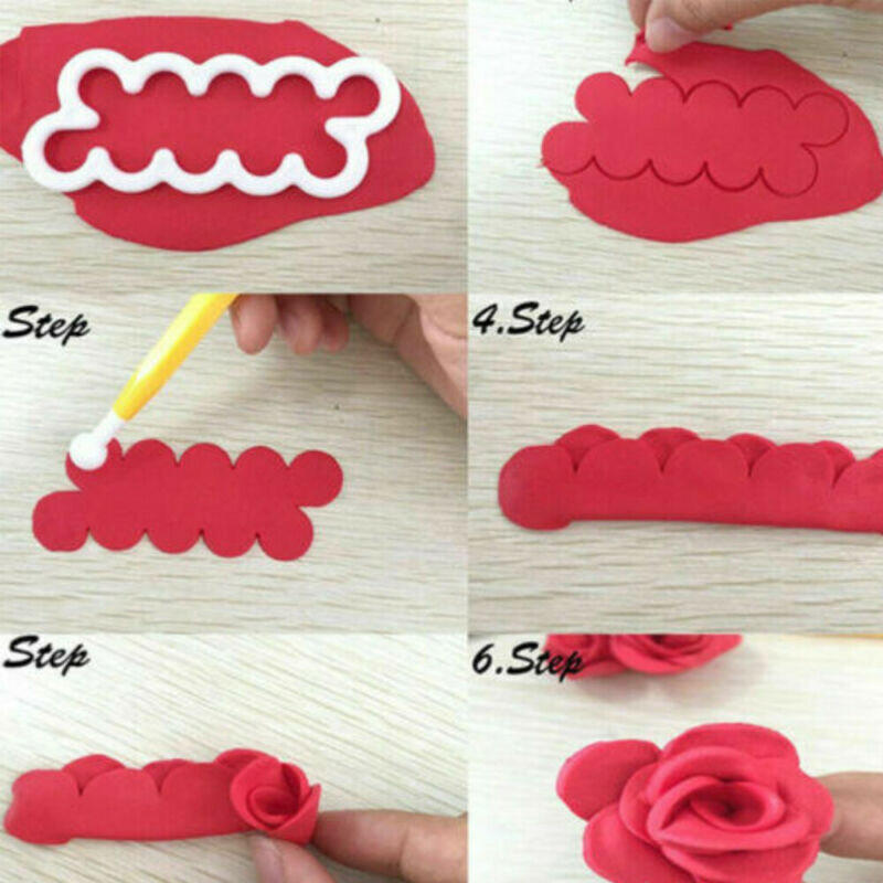 Plastic Cake With Rose Flower Cream Liqueur Sugarcraft Casting