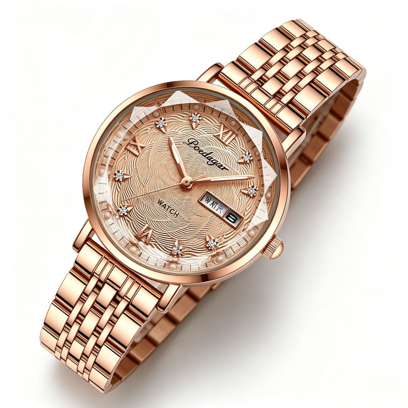 Women's Rose Gold Quartz Watch