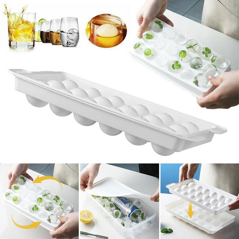 Large Silicone Cube Ice Ball Mould DIY Mould 26cm*12cm*3.2cm Round Size