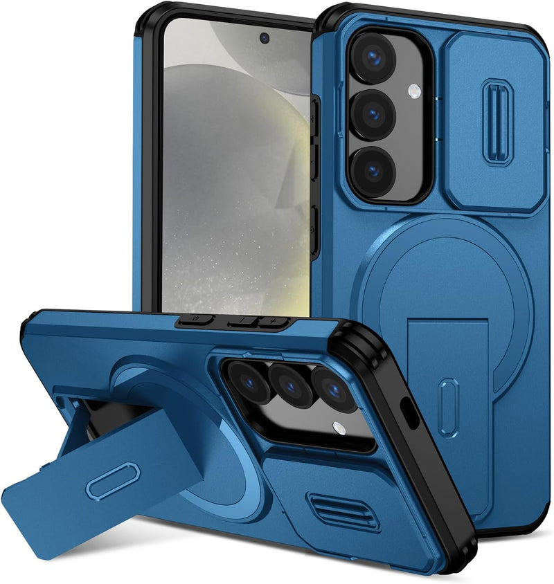 Slide Lens Magnetic Holder  Phone Case Compatible With Samsung Galaxy A37