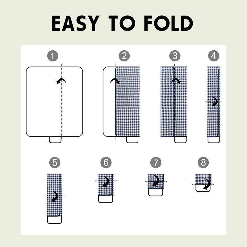 Waterproof Picnic Blanket, 2-Layer Sandproof Foldable