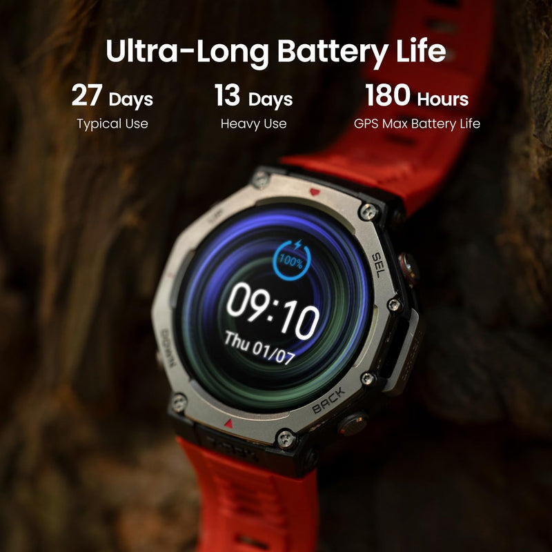 Smartwatch outdoor 48mm AMOLED Display 6 Satellite Systems 45m Freediving