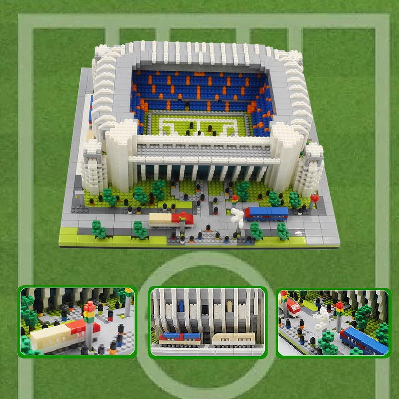 Micro Building Blocks Set - Real Madrid Stadium Model DIY