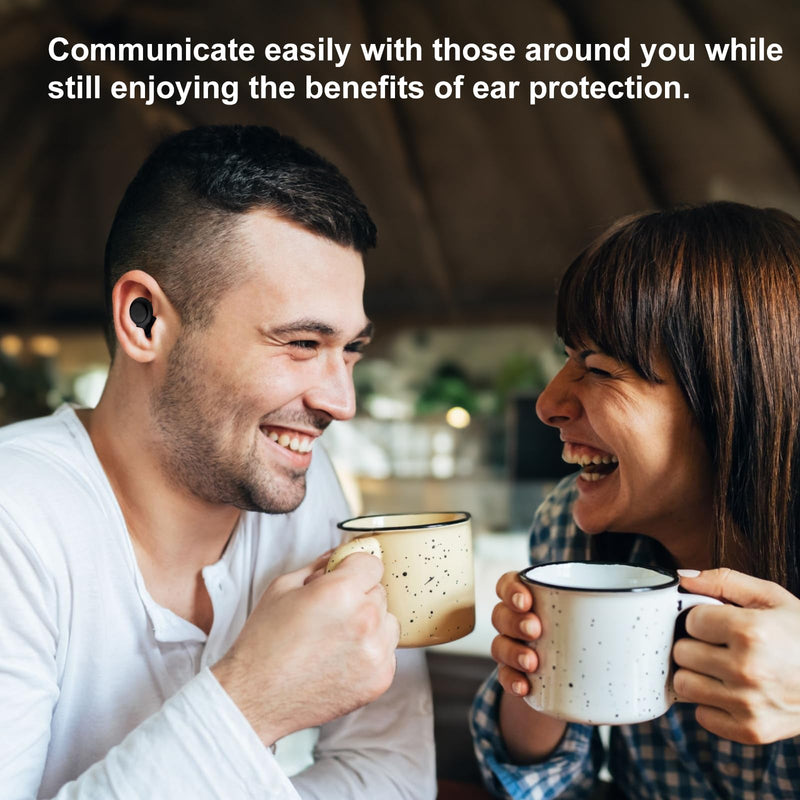28dB High Fidelity Noise Cancelling Earplugs, Reusable Silicone Ear Plugs for Sleep & Work