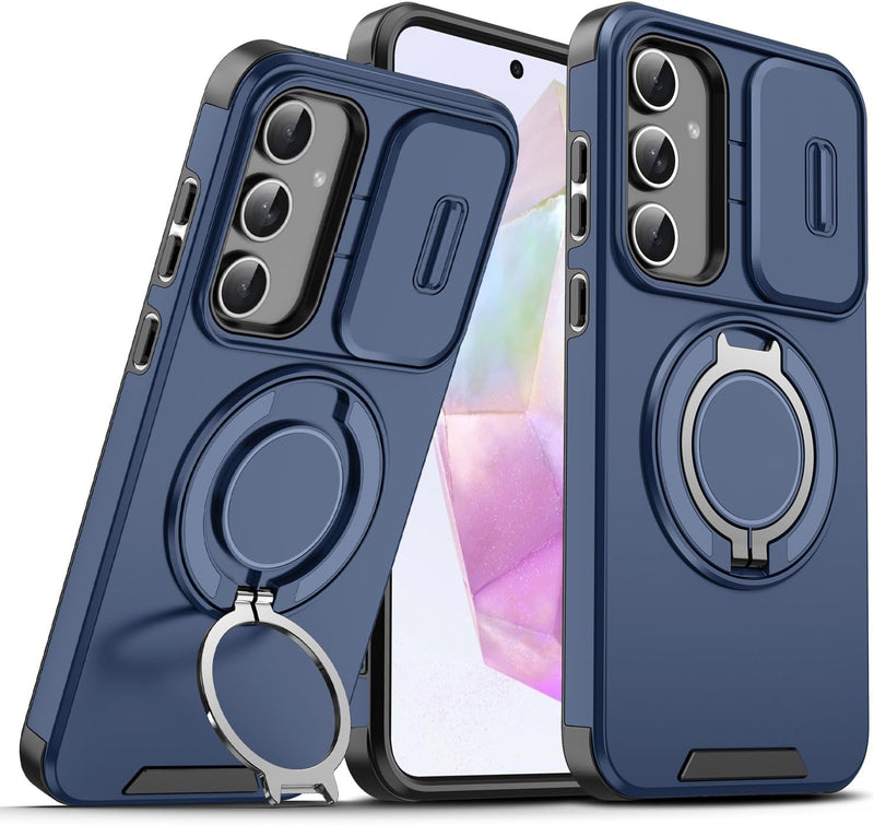 Slide Lens Protective Shockproof Mobile Phone Case for Samsung Galaxy S24FE