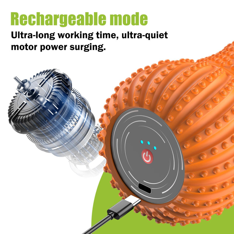 3-Speed Vibrating Foam Roller with Bluetooth Speaker