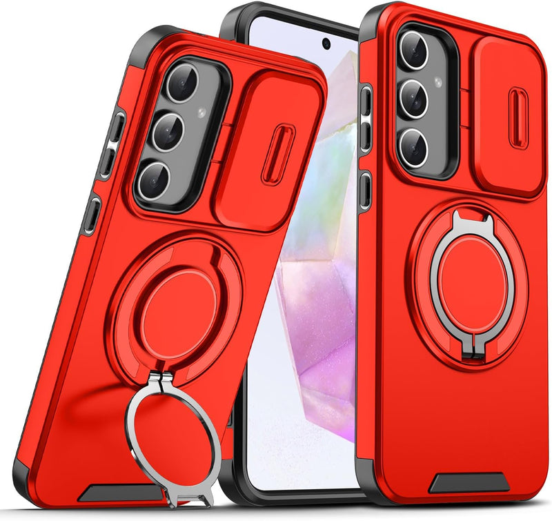 Slide Lens Protective Shockproof Mobile Phone Case for Samsung Galaxy A55