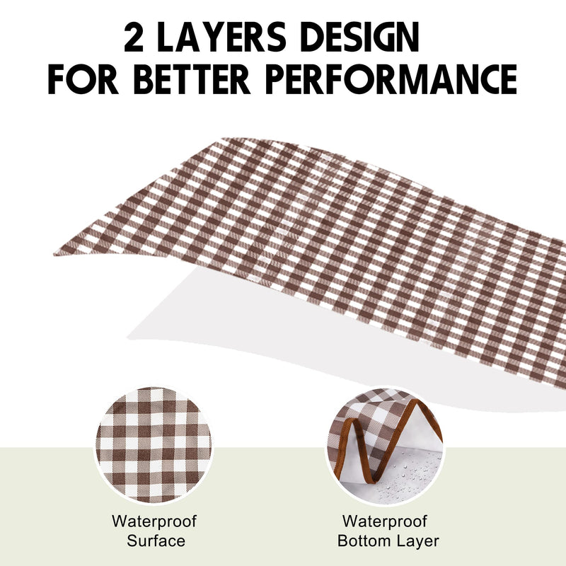 Waterproof Picnic Blanket, 2-Layer Sandproof Foldable