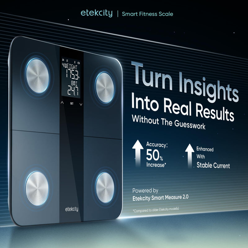 Smart Body Fat Scale with 13 Biometrics,