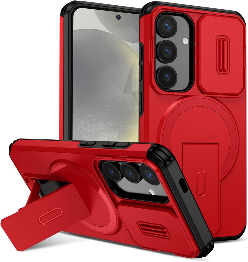 Slide Lens Magnetic Holder Phone Case Compatible With Samsung Galaxy A26