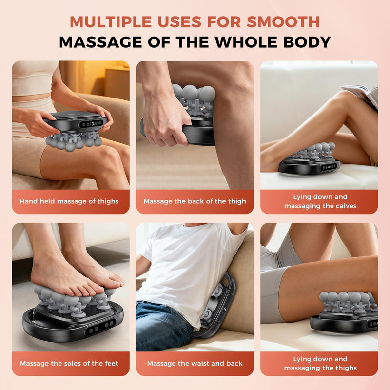 16-Head Deep Tissue Massager, 30 Intensity Levels