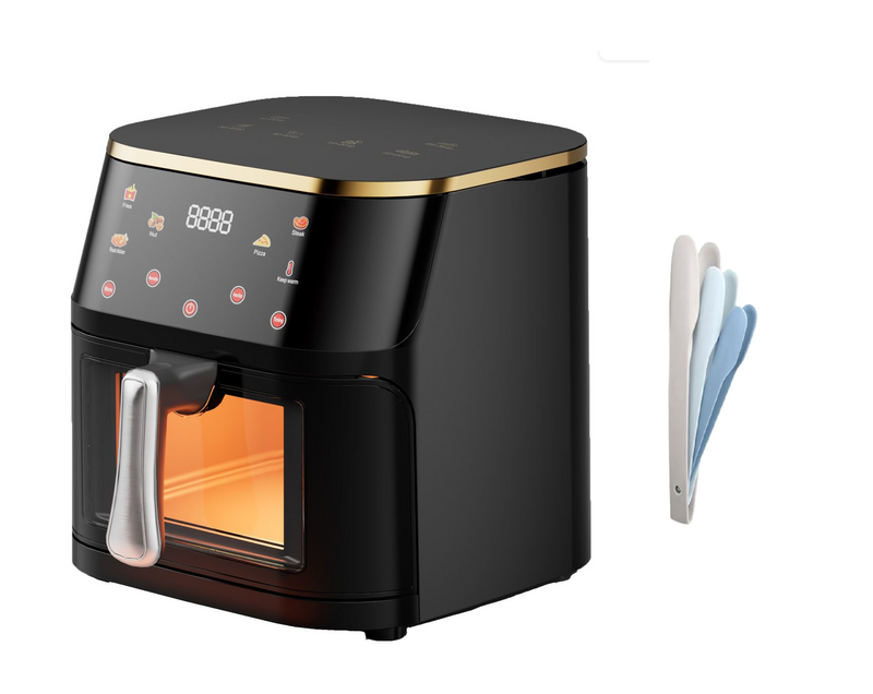12L Oven Air Fryer Including a Nesting Tongs Set