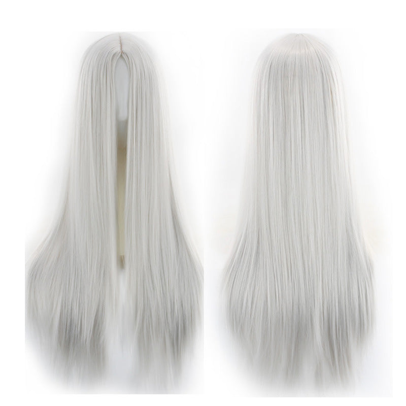 Straight Wig for Woman, 220g Synthetic Cosplay Wig - 70cm Long