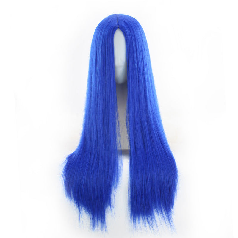 Straight Wig for Woman, 220g Synthetic Cosplay Wig - 70cm Long