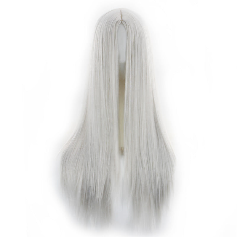 Straight Wig for Woman, 220g Synthetic Cosplay Wig - 70cm Long