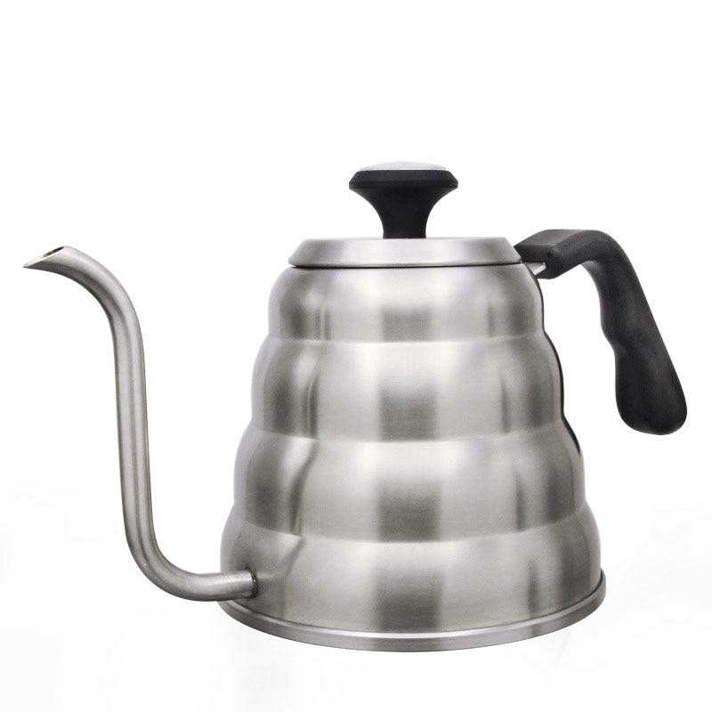 Neck Kettle with Thermometer Coffee Roaster Stainless Steel Coffee- 1L