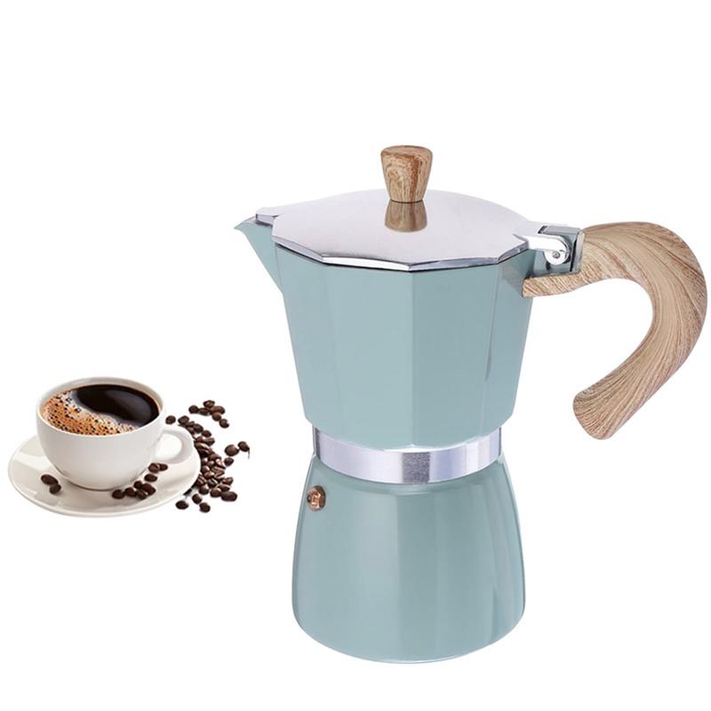 Aluminum Italian Coffee Maker Mocha Espresso Percolator Pan Top Pot 15