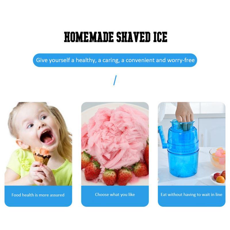 Mini Portable Kitchen Basket Hand Basket Smoothie Ice Crusher Transparent