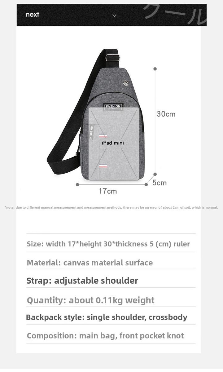 Shoulder Bag, Crossbody Bag For Outdoor Activities, Travel, and Cycling