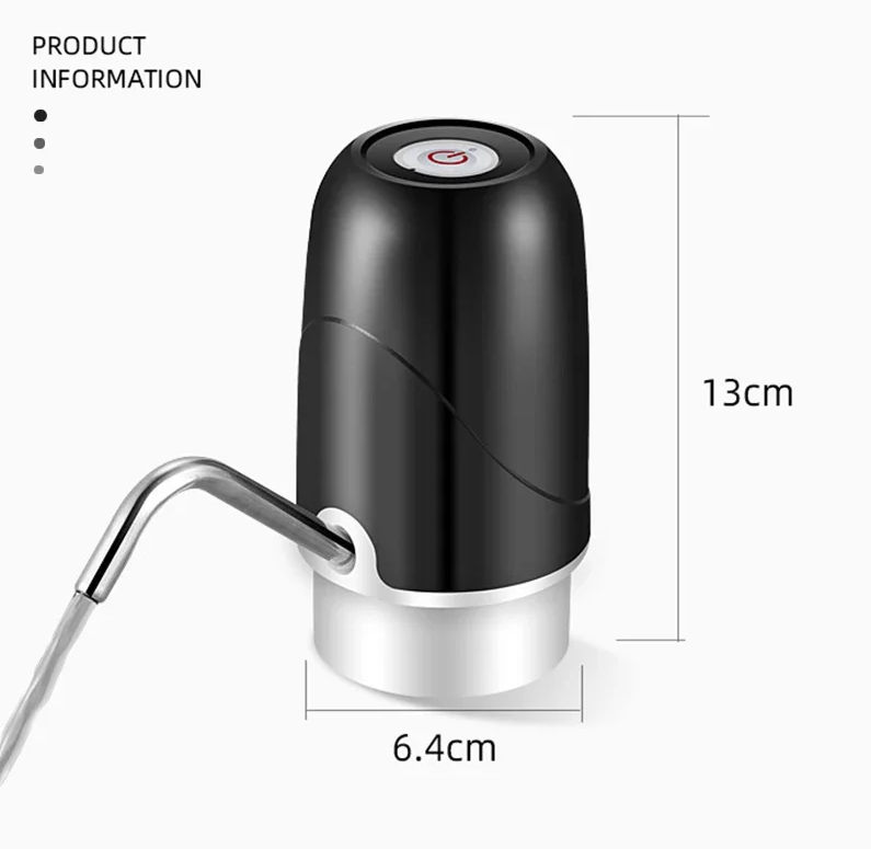Electric Water Dispenser USB Charging Water Bottle Pump