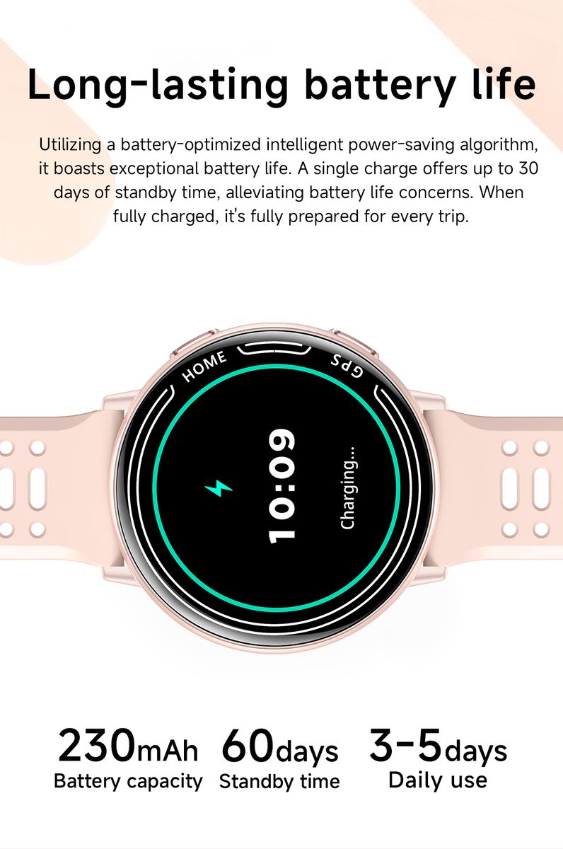 1.39'' HD Smart Watch SW27, Health Tracking & Bluetooth Calling