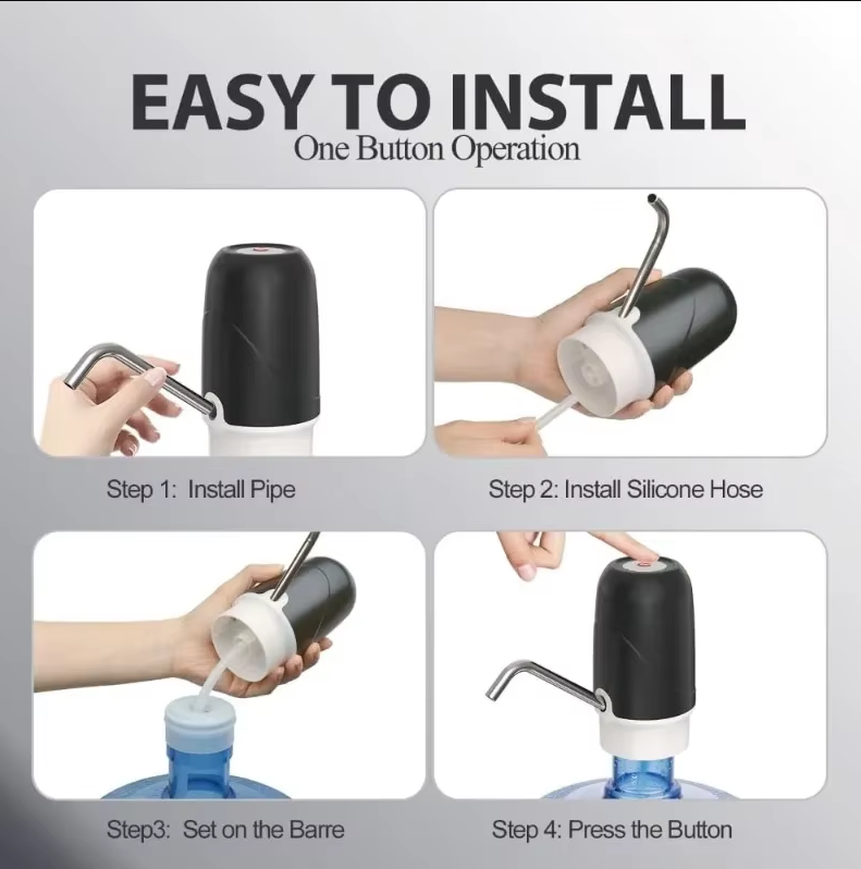 Electric Water Dispenser USB Charging Water Bottle Pump