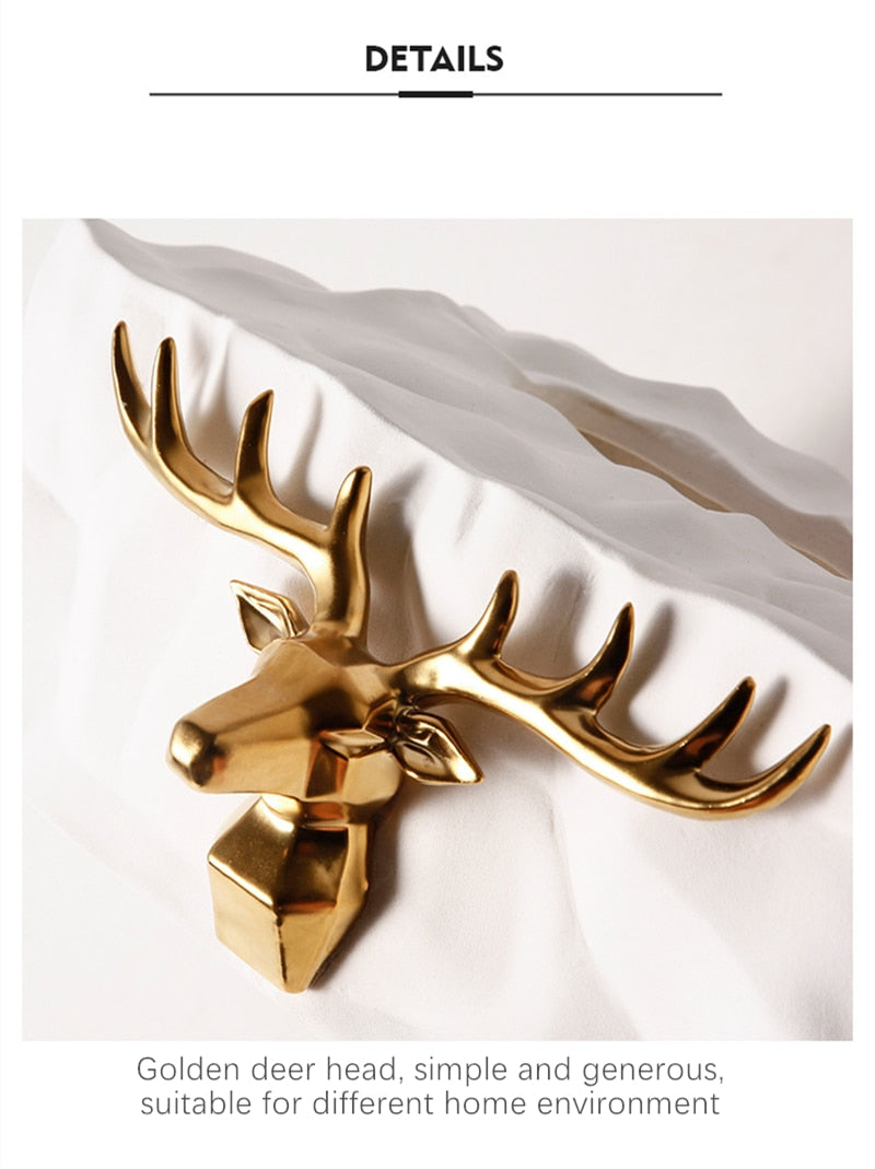 Nordic ins luxury ceramic towel box