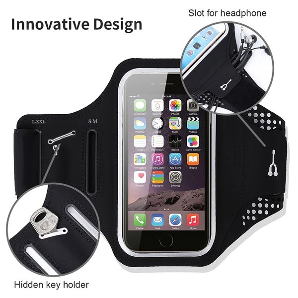 Sport Armband for Phones Multi Functional Fitness Touchscreen Running