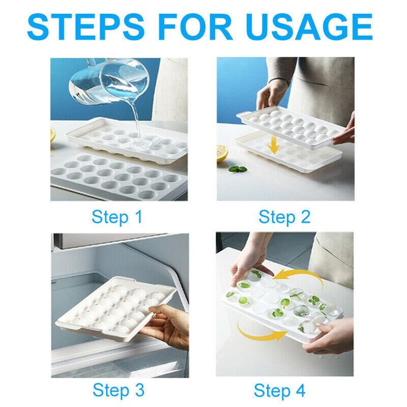 Large Silicone Cube Ice Ball Mould DIY Mould 26cm*12cm*3.2cm Round Size