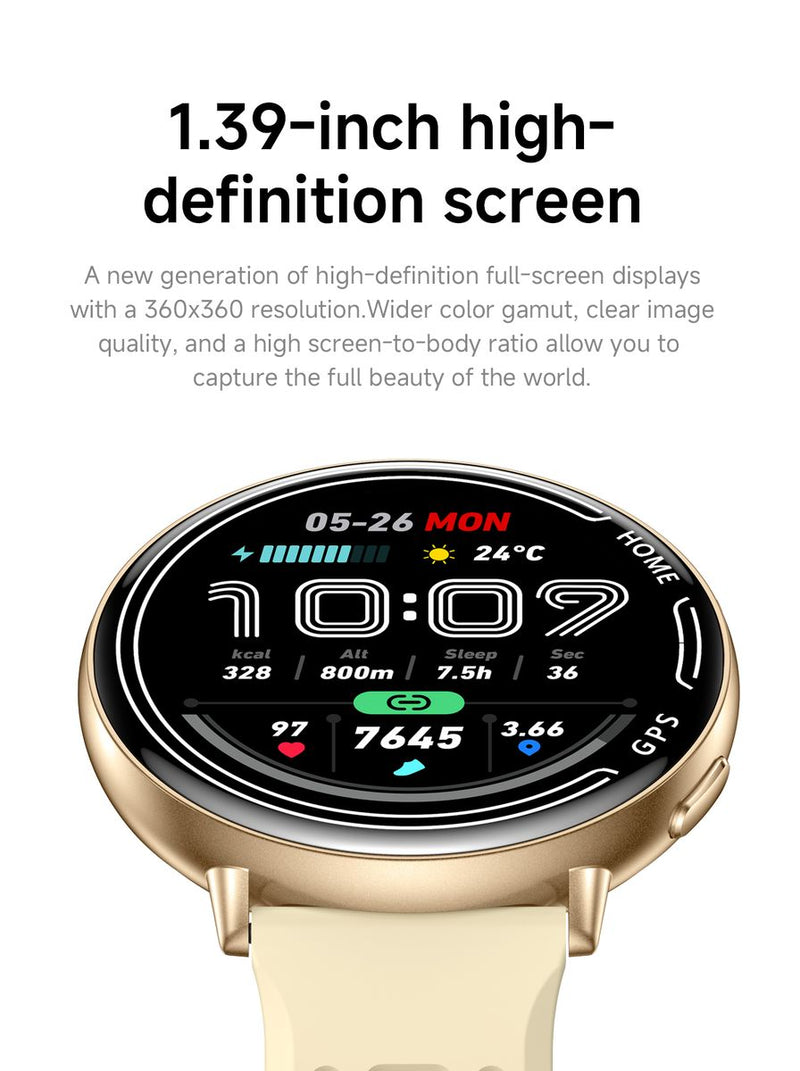 1.39'' HD Smart Watch SW27, Health Tracking & Bluetooth Calling