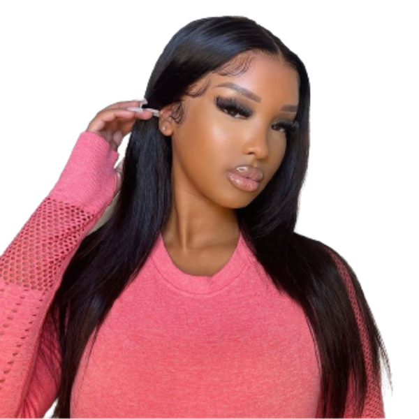 18" Brazilian Human Hair Full Frontal Wig.