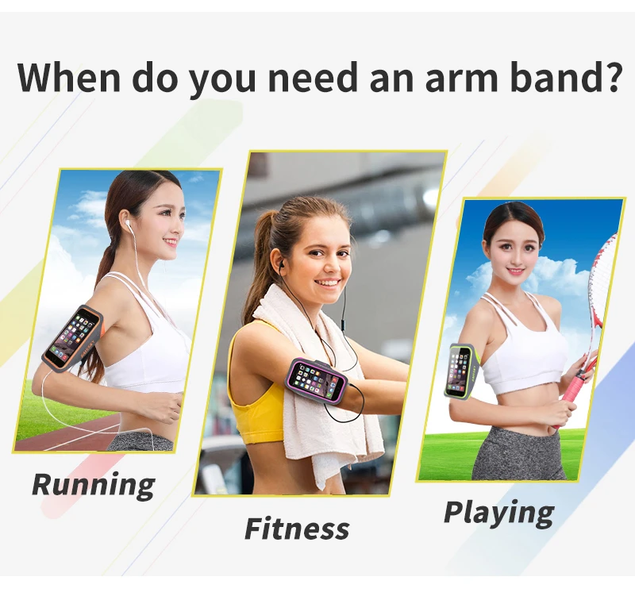 Sport Armband for Phones Multi Functional Fitness Touchscreen Running