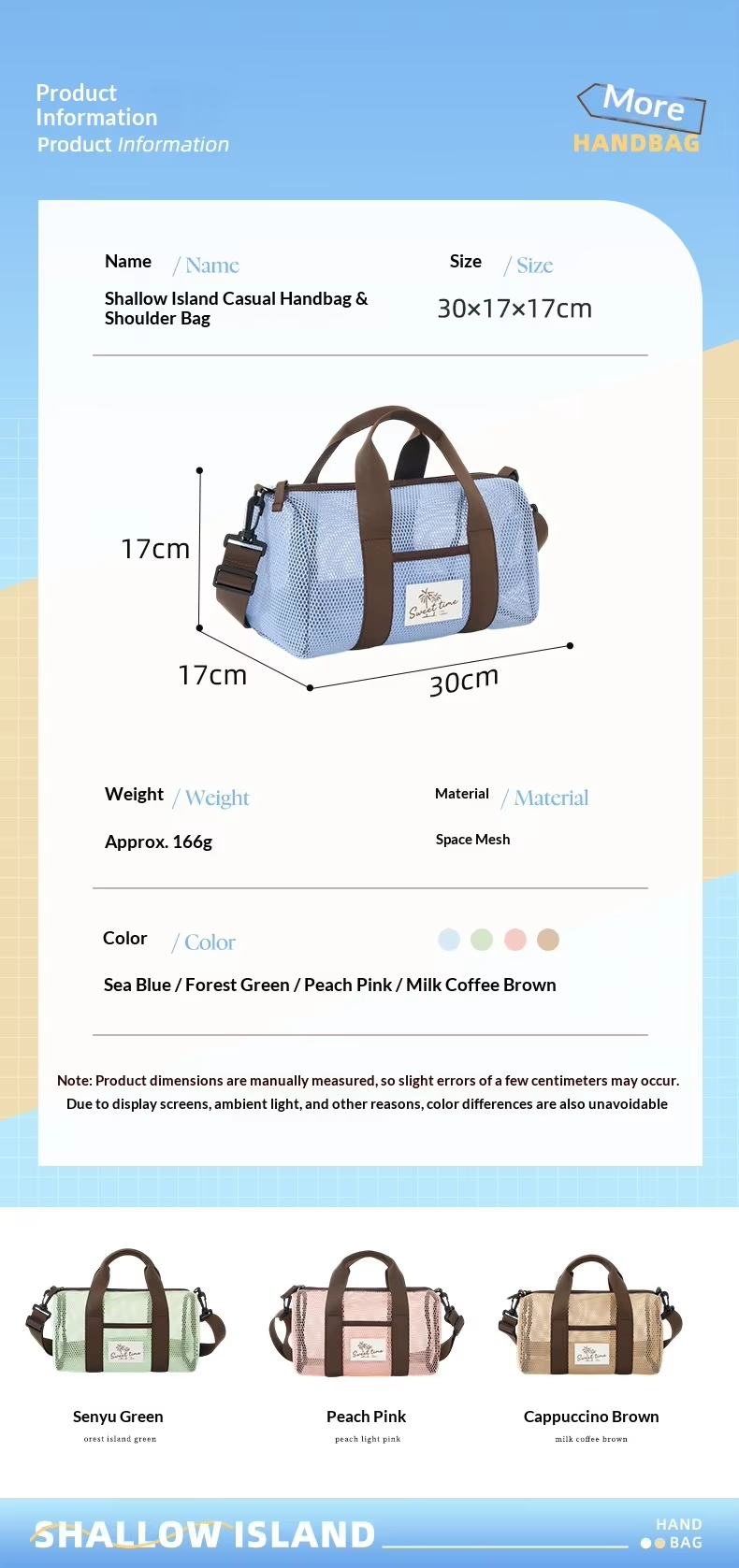 New Summer Polyester Beach Bag