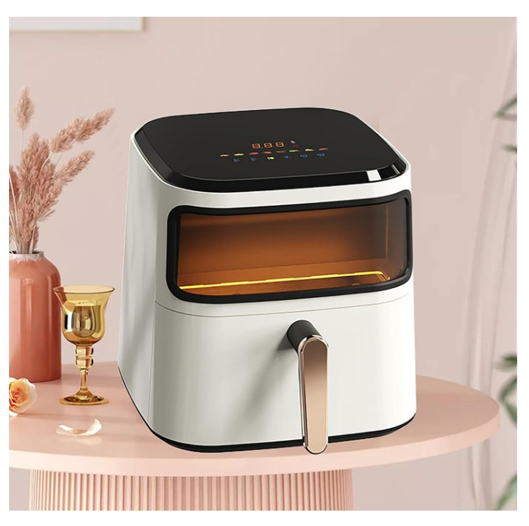 Air Fryer, Electric Oven Fryer Multifunctional Cooker 6.5L with Touch Recipes