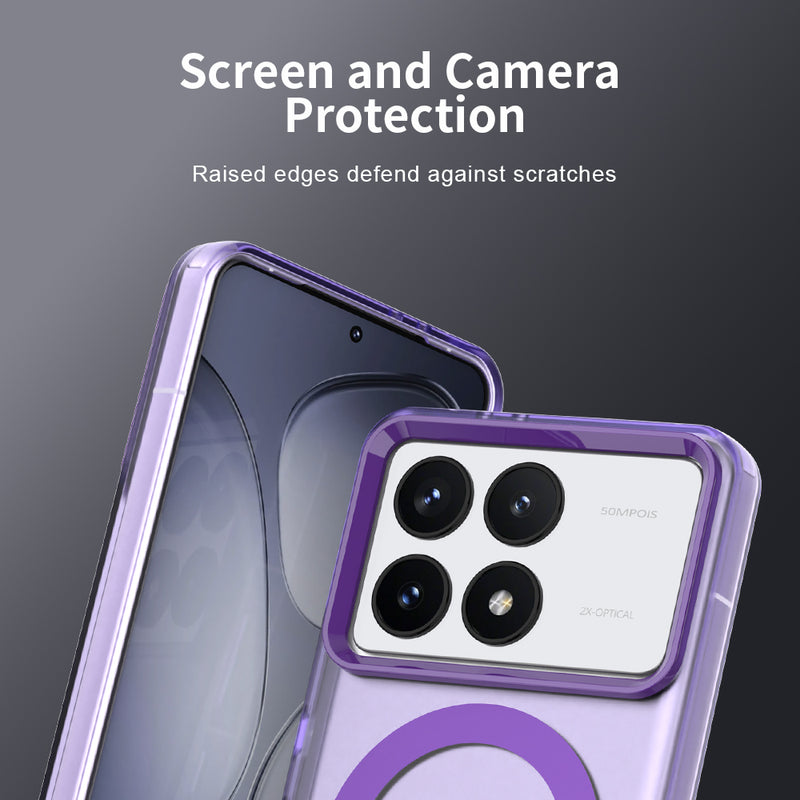 Phone Case for Xiaomi Poco X6 Pro, Compatible with Magsafe,Shockproof Magnetic Case Cover