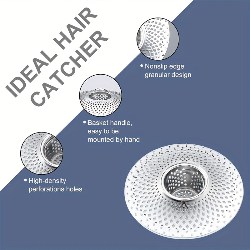 Metal Hair Catcher for Shower & Bathtub – Rust-Resistant