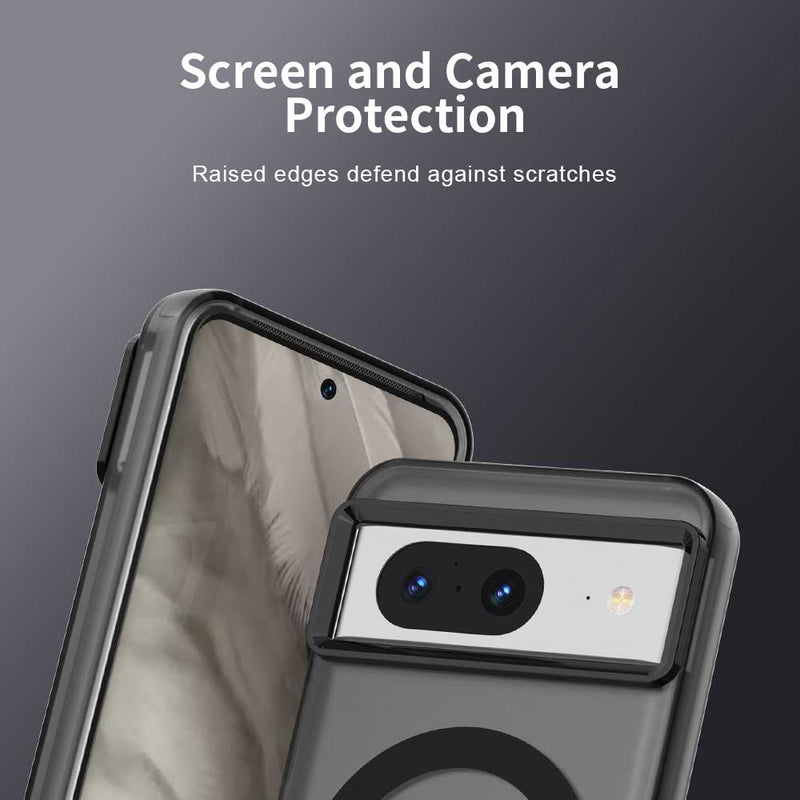 Phone Case for Google Pixel 8, Compatible with Magsafe, Shockproof Magnetic Case Cover