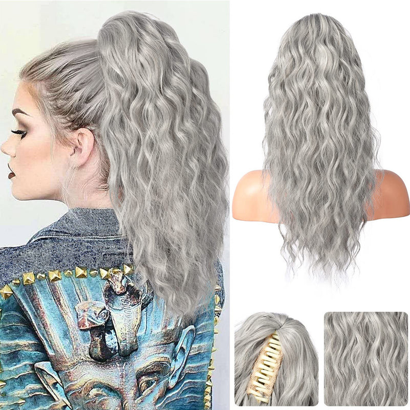 Womans V-Tip Pre-Bonded High-Temperature Fibre Ponytail Wig (18inch/45cm long)