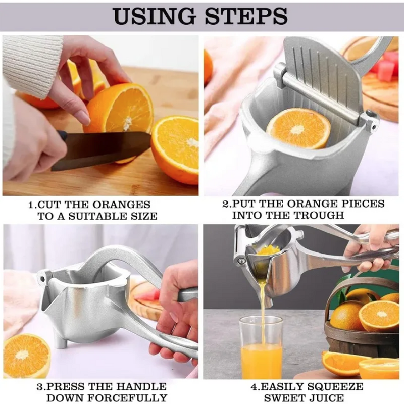 IPSTYLE Manual Juicer Fruit Juice Squeezer, Detachable Heavy Duty Citrus Squeezer Extractor Tool
