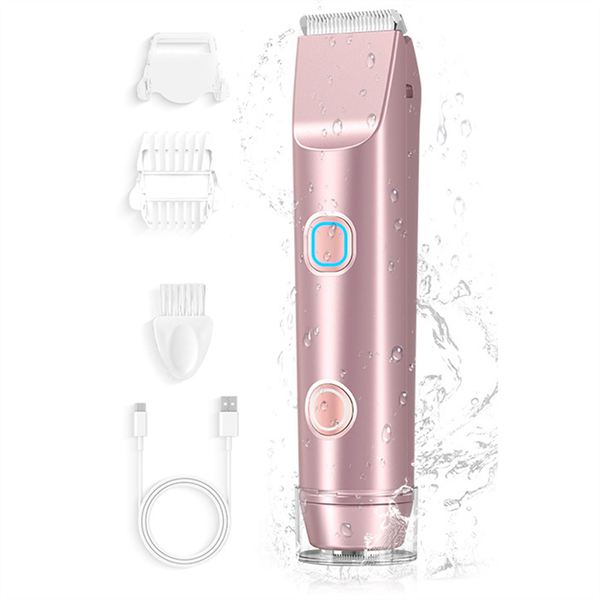 Bikini Epilator For Woman, Dual Head Precise Hair Trimmer, Wet Dry Painless Trimming Machine